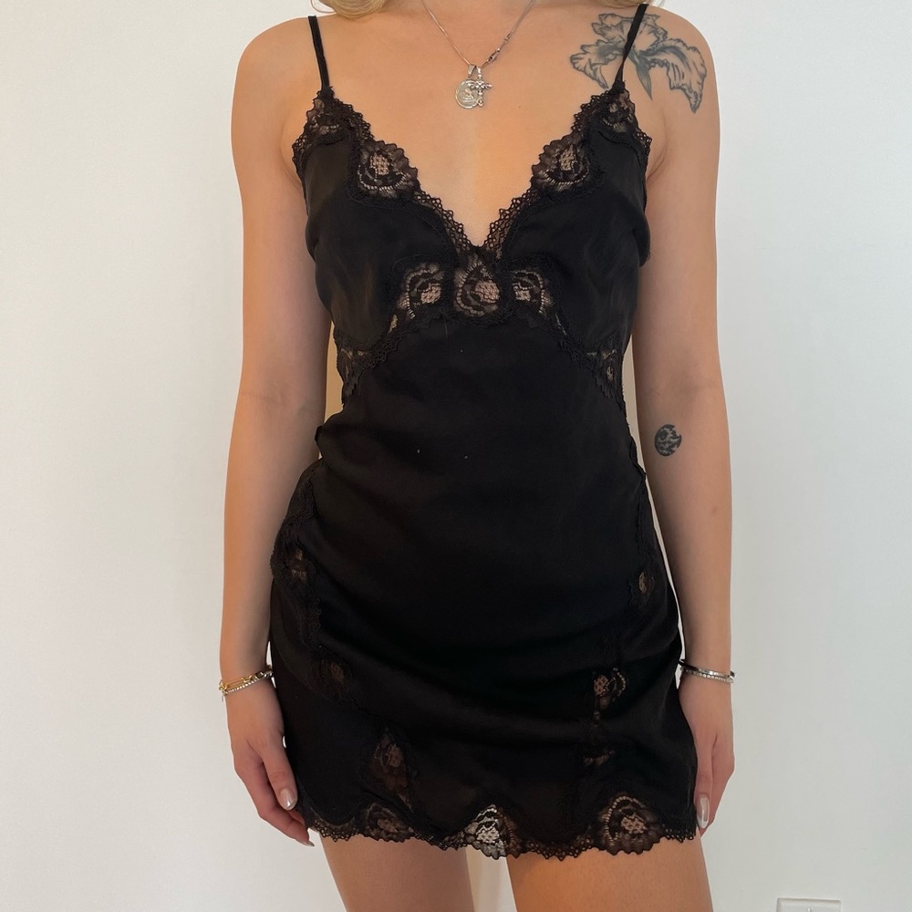 Black Victoria Secret Slip Dress